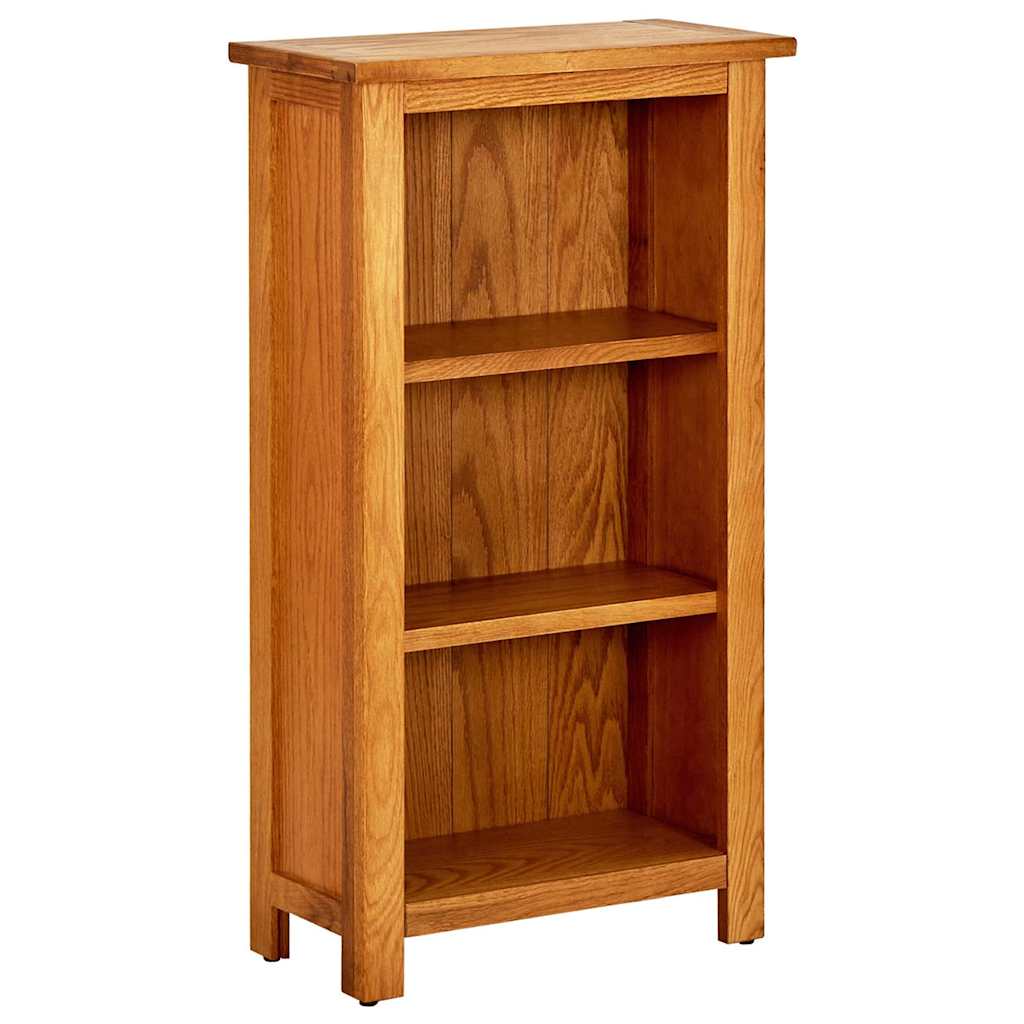289186 vidaXL Bookcase 45x22,5x82 cm Solid Oak Wood