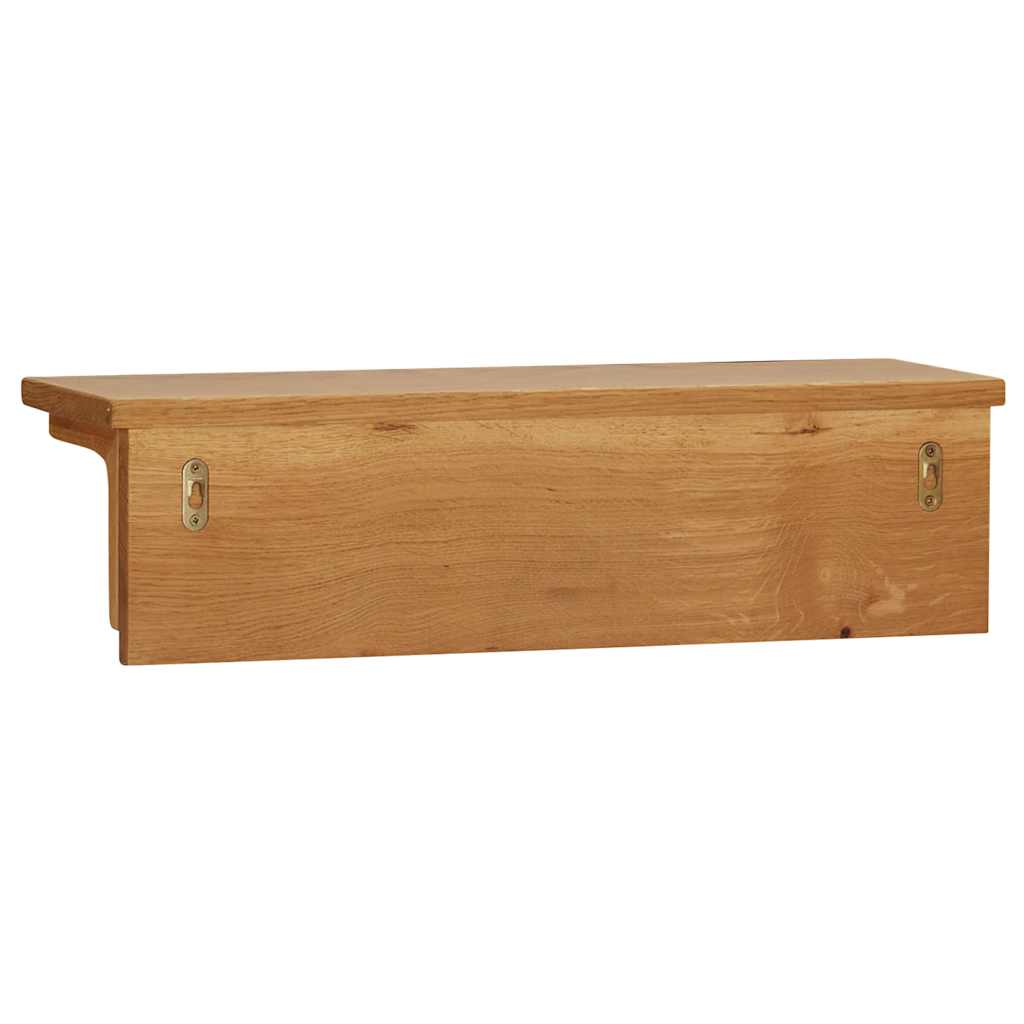 289191 vidaXL Coat Rack 60x16x16 cm Solid Oak Wood