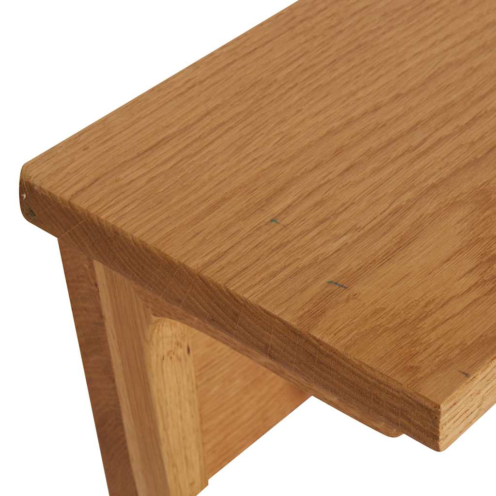 289192 vidaXL Coat Rack 90x16x16 cm Solid Oak Wood