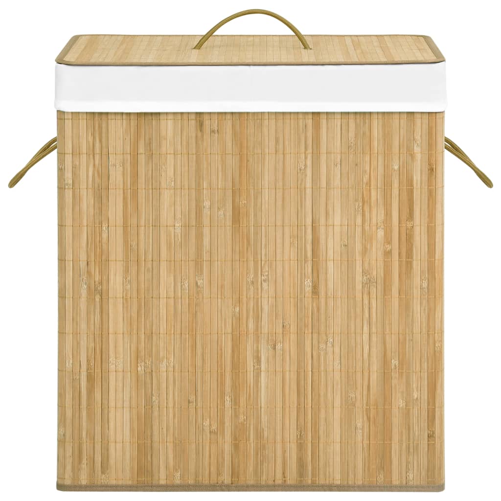 vidaXL Bamboo Laundry Basket 100 L