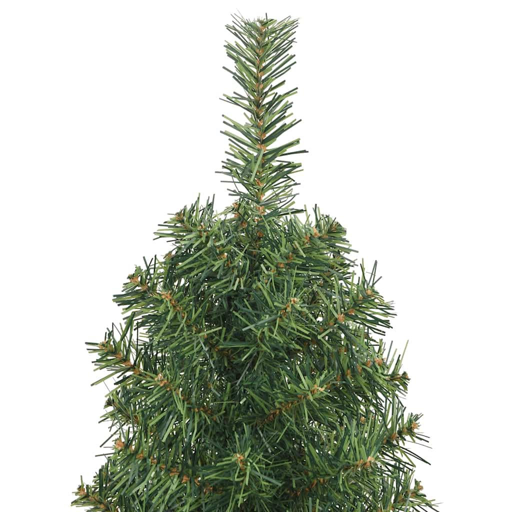 vidaXL Slim Artificial Christmas Tree with Stand Green 150 cm PVC