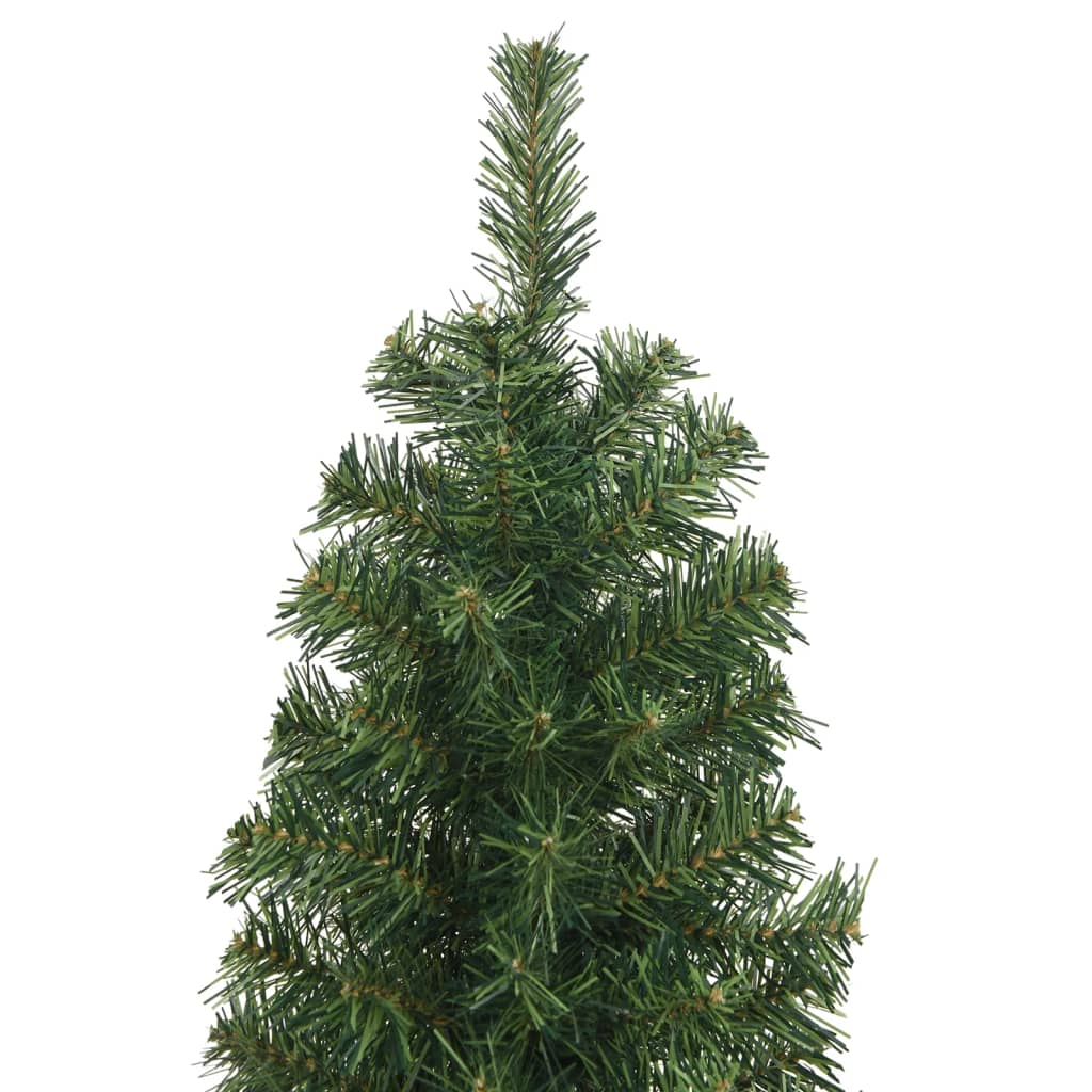 vidaXL Slim Artificial Christmas Tree with Stand Green 180 cm PVC