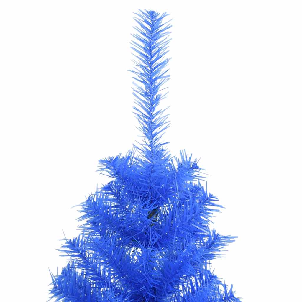 vidaXL Artificial Christmas Tree with Stand Blue 150 cm PVC