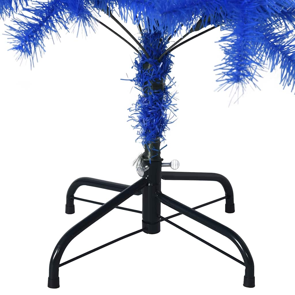 vidaXL Artificial Christmas Tree with Stand Blue 150 cm PVC