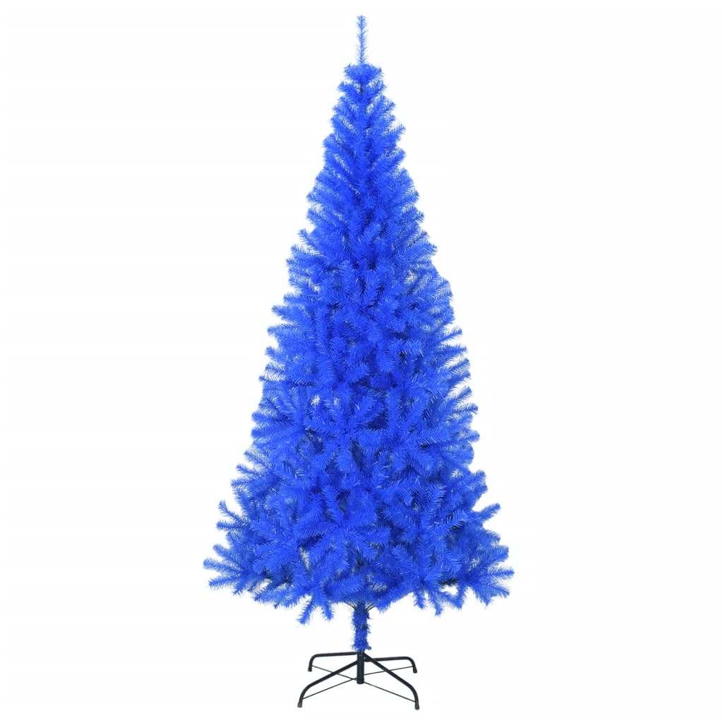 vidaXL Artificial Christmas Tree with Stand Blue 180 cm PVC