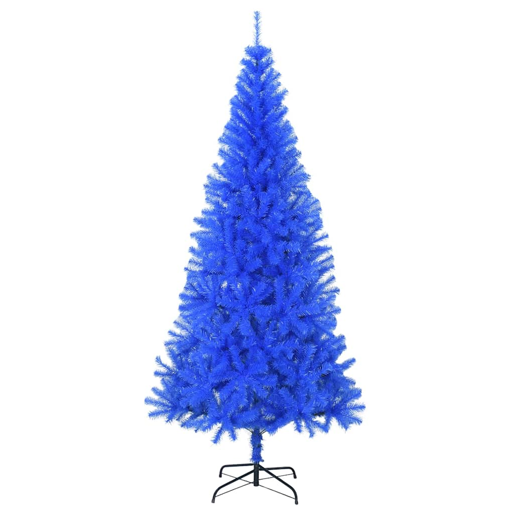 vidaXL Artificial Christmas Tree with Stand Blue 180 cm PVC