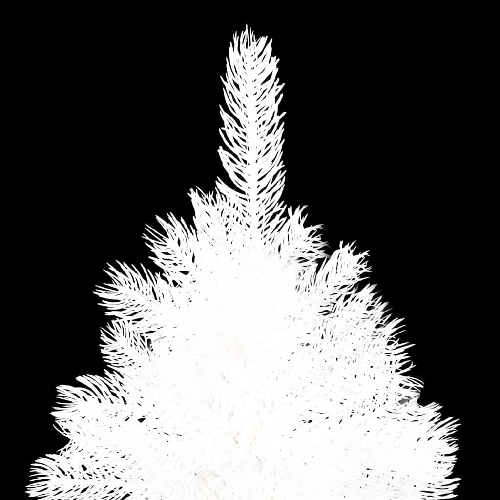 vidaXL Artificial Christmas Tree Lifelike Needles White 120 cm