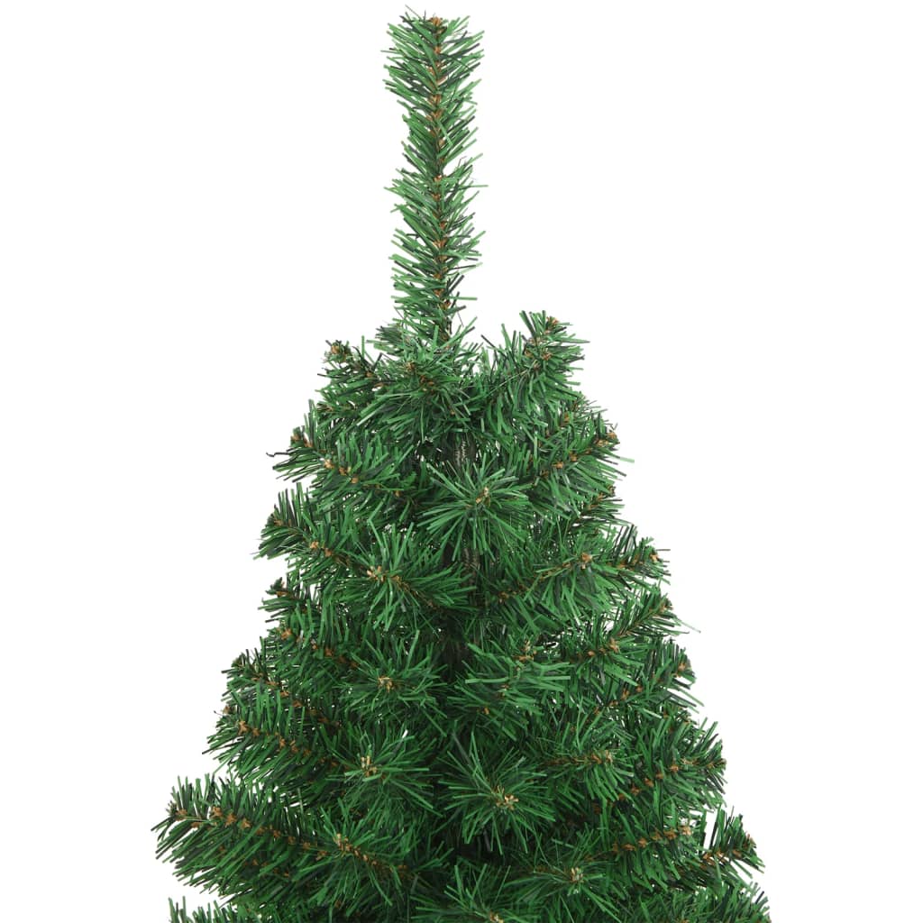 vidaXL Artificial Christmas Tree with Thick Branches Green 150 cm PVC