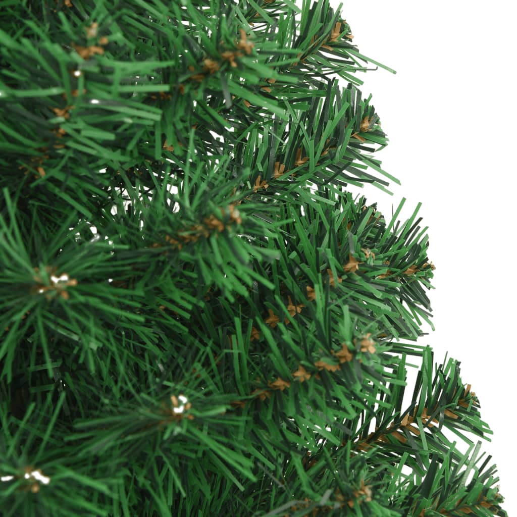 vidaXL Artificial Christmas Tree with Thick Branches Green 150 cm PVC