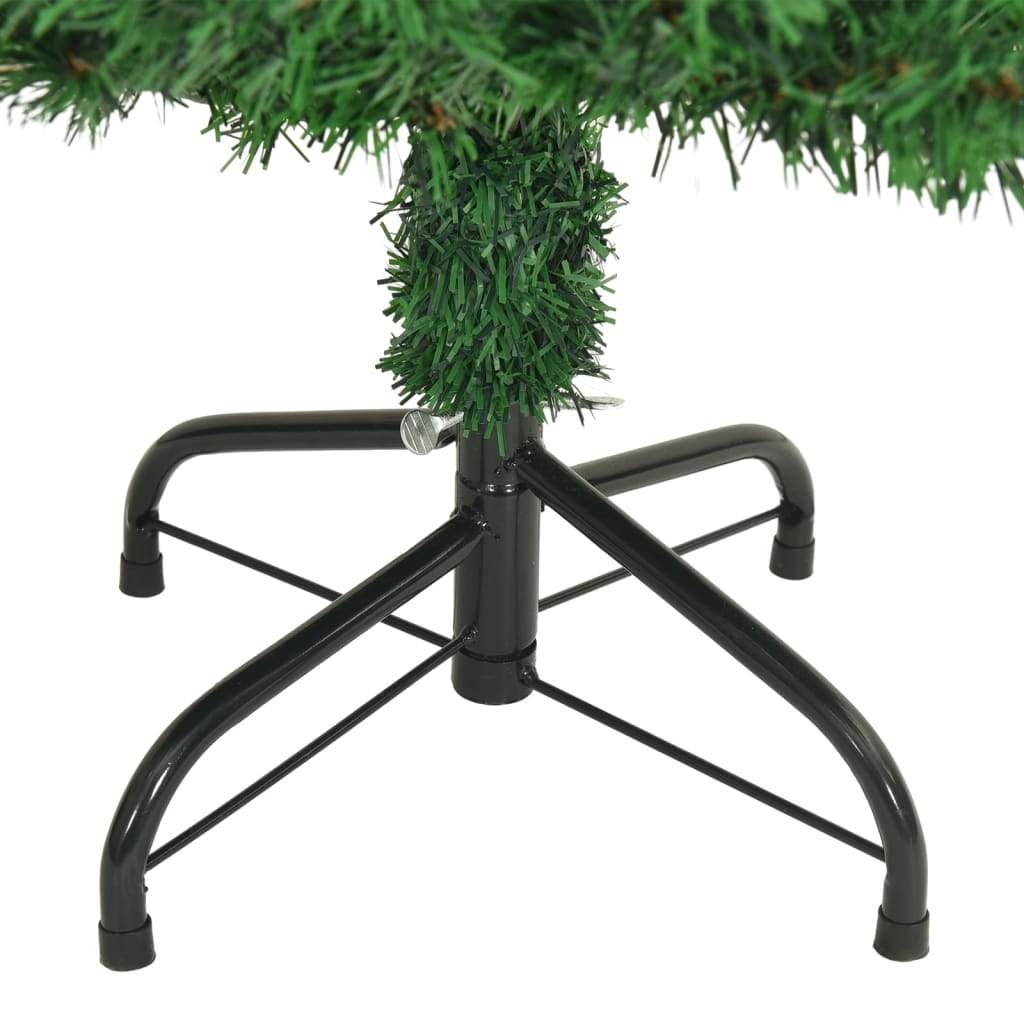 vidaXL Artificial Christmas Tree with Thick Branches Green 150 cm PVC