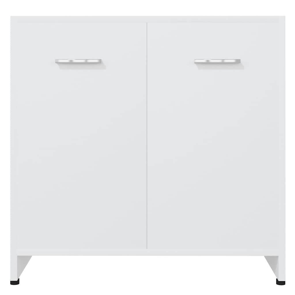802570 vidaXL Bathroom Cabinet White 60x33x61 cm Engineered Wood