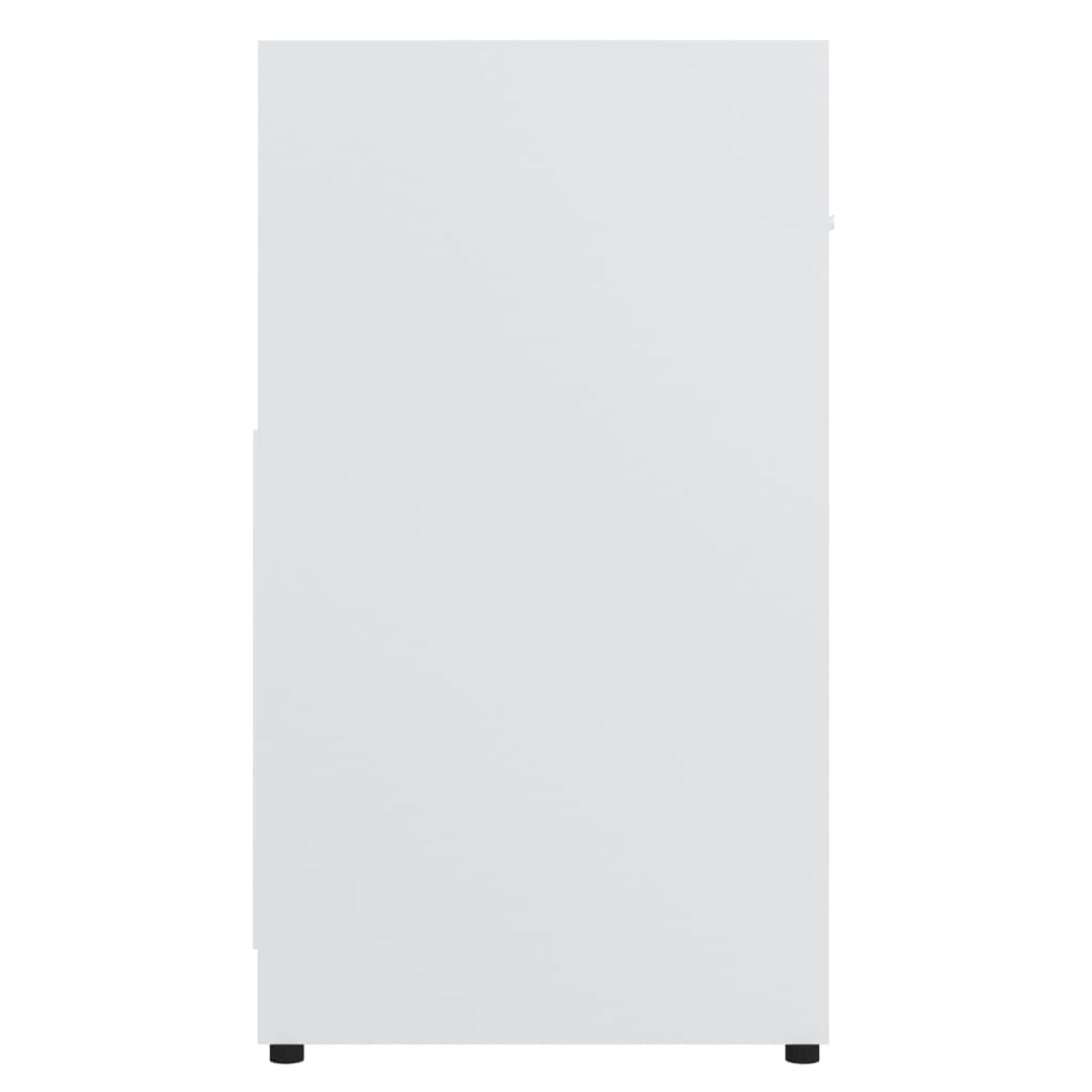 vidaXL Bathroom Cabinet White 60x33x61 cm Engineered Wood