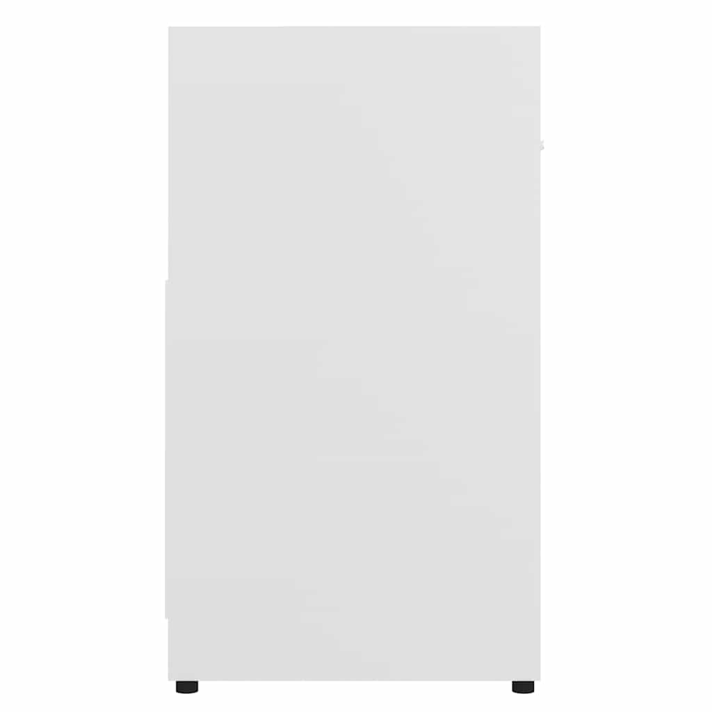 802570 vidaXL Bathroom Cabinet White 60x33x61 cm Engineered Wood