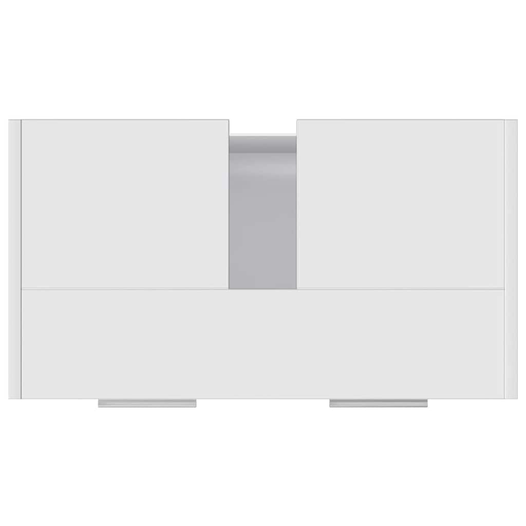 802570 vidaXL Bathroom Cabinet White 60x33x61 cm Engineered Wood