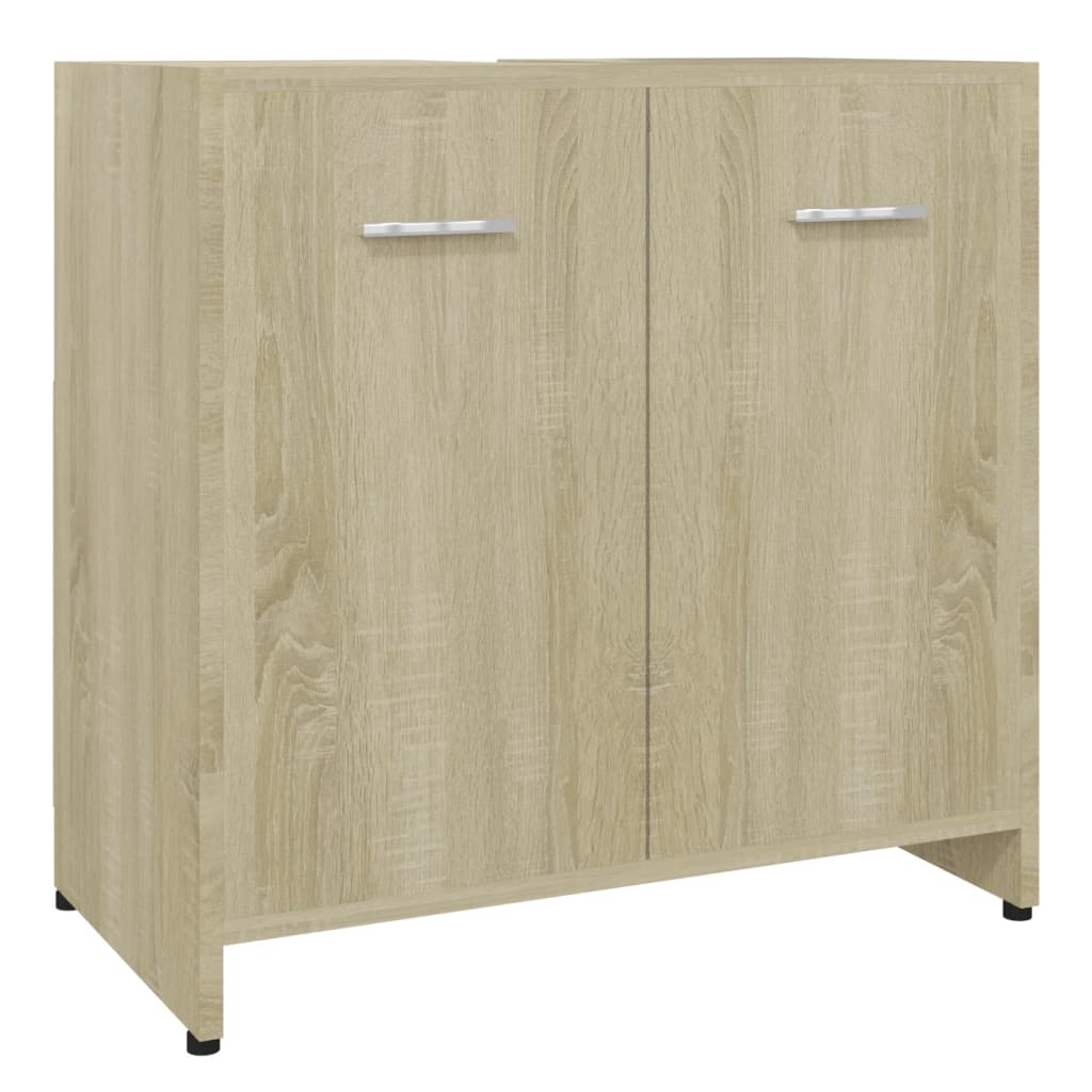 Badkamermeubel Sonoma Eiken 60x33x61 cm Engineered Wood