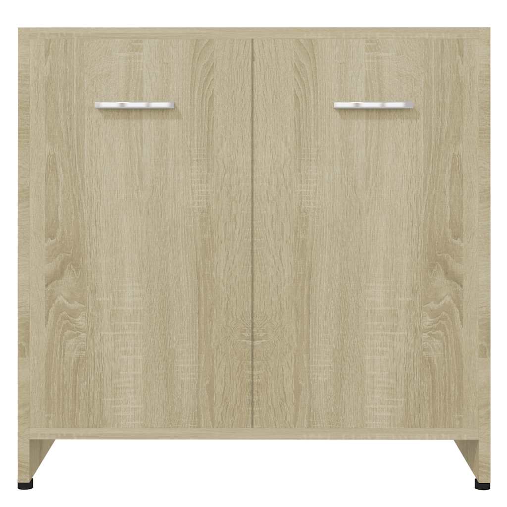 Badkamermeubel Sonoma Eiken 60x33x61 cm Engineered Wood