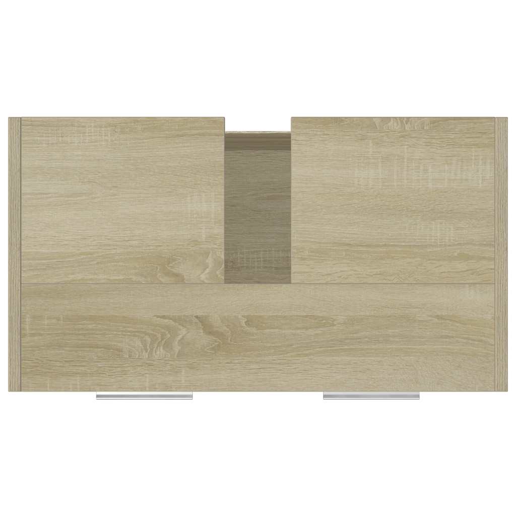 Badkamermeubel Sonoma Eiken 60x33x61 cm Engineered Wood