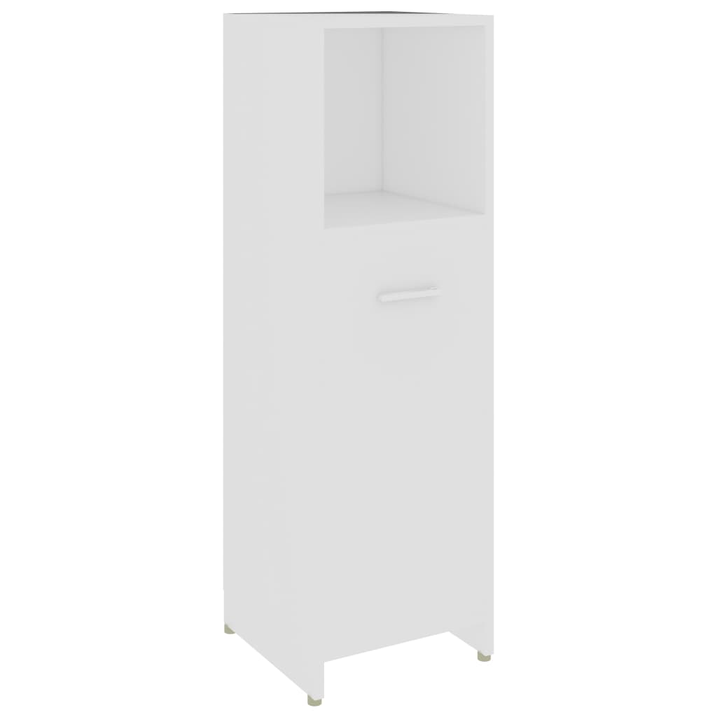 802588 vidaXL Bathroom Cabinet White 30x30x95 cm Engineered Wood