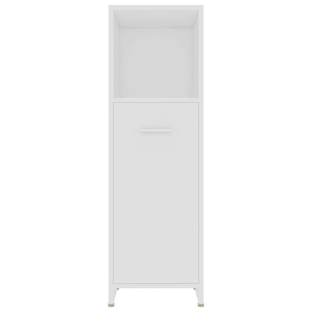 802588 vidaXL Bathroom Cabinet White 30x30x95 cm Engineered Wood