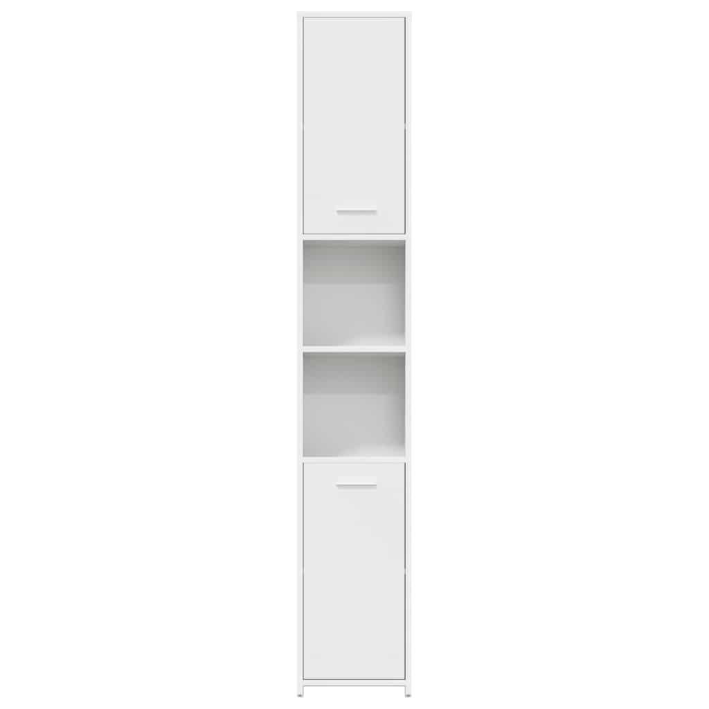 Bathroom Cabinet | White | Engineered Wood | Tall | Bathroom Cabinet