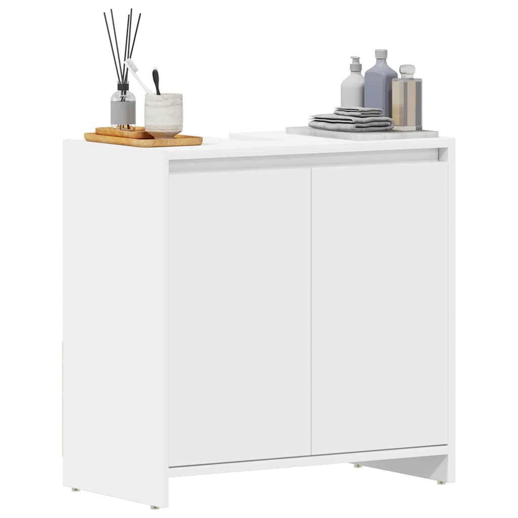Bathroom Cabinet White 60x33x60 cm Engineered Wood