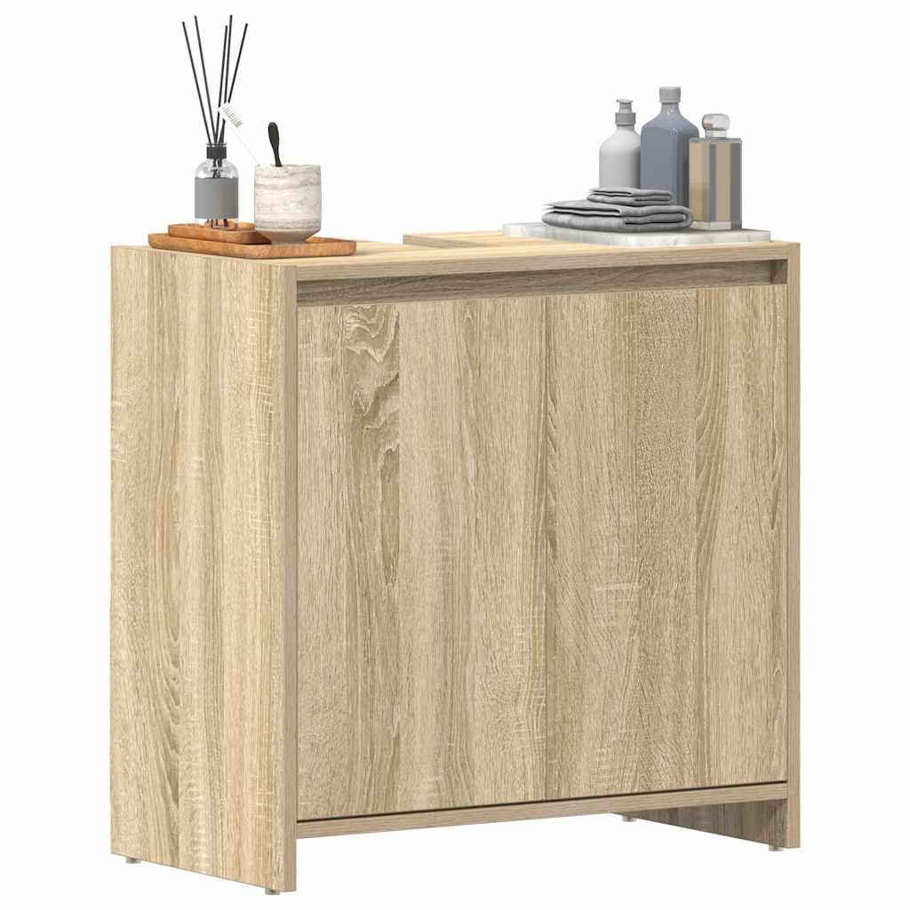 Bathroom Cabinet Sonoma Oak 60x33x60 cm Engineered Wood