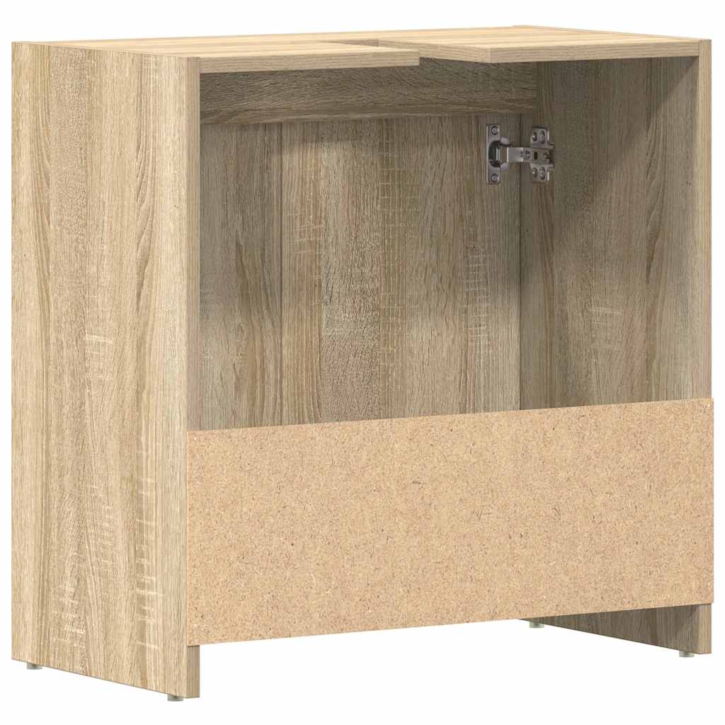 Bathroom Cabinet Sonoma Oak 60x33x60 cm Engineered Wood