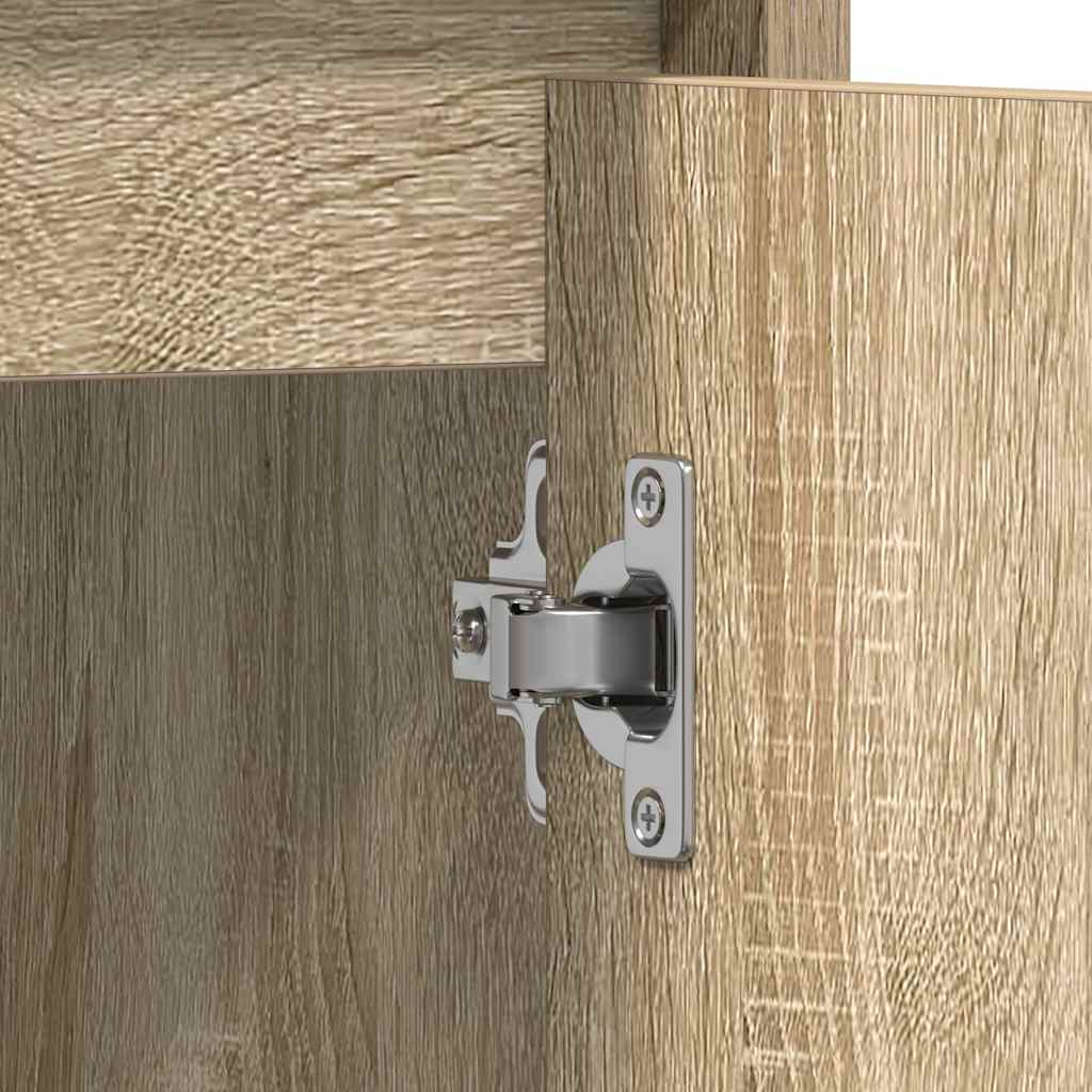 Bathroom Cabinet Sonoma Oak 60x33x60 cm Engineered Wood