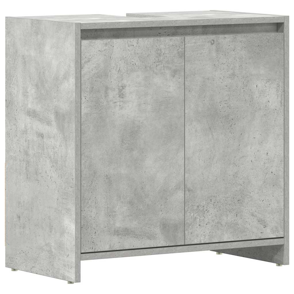 Bathroom Cabinet Concrete Grey 60x33x60 cm Engineered Wood