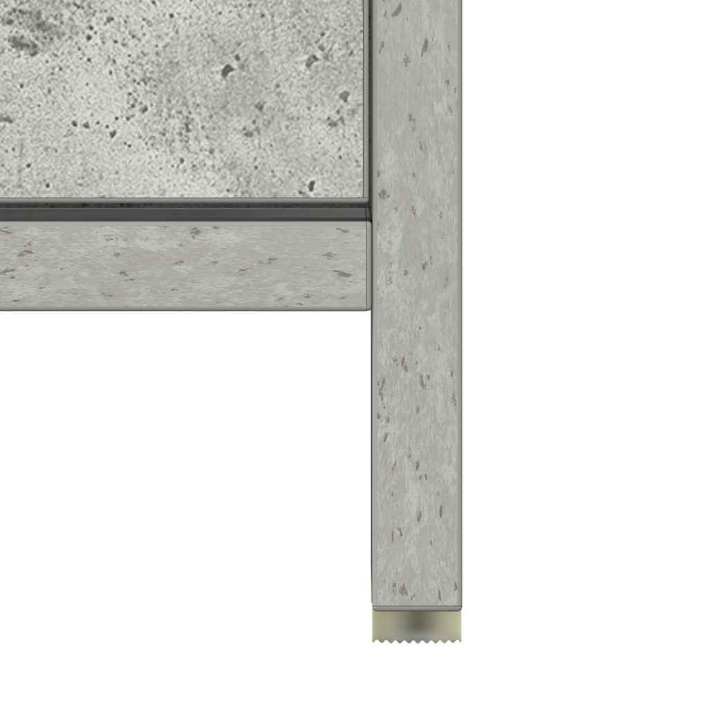 Bathroom Cabinet Concrete Grey 60x33x60 cm Engineered Wood