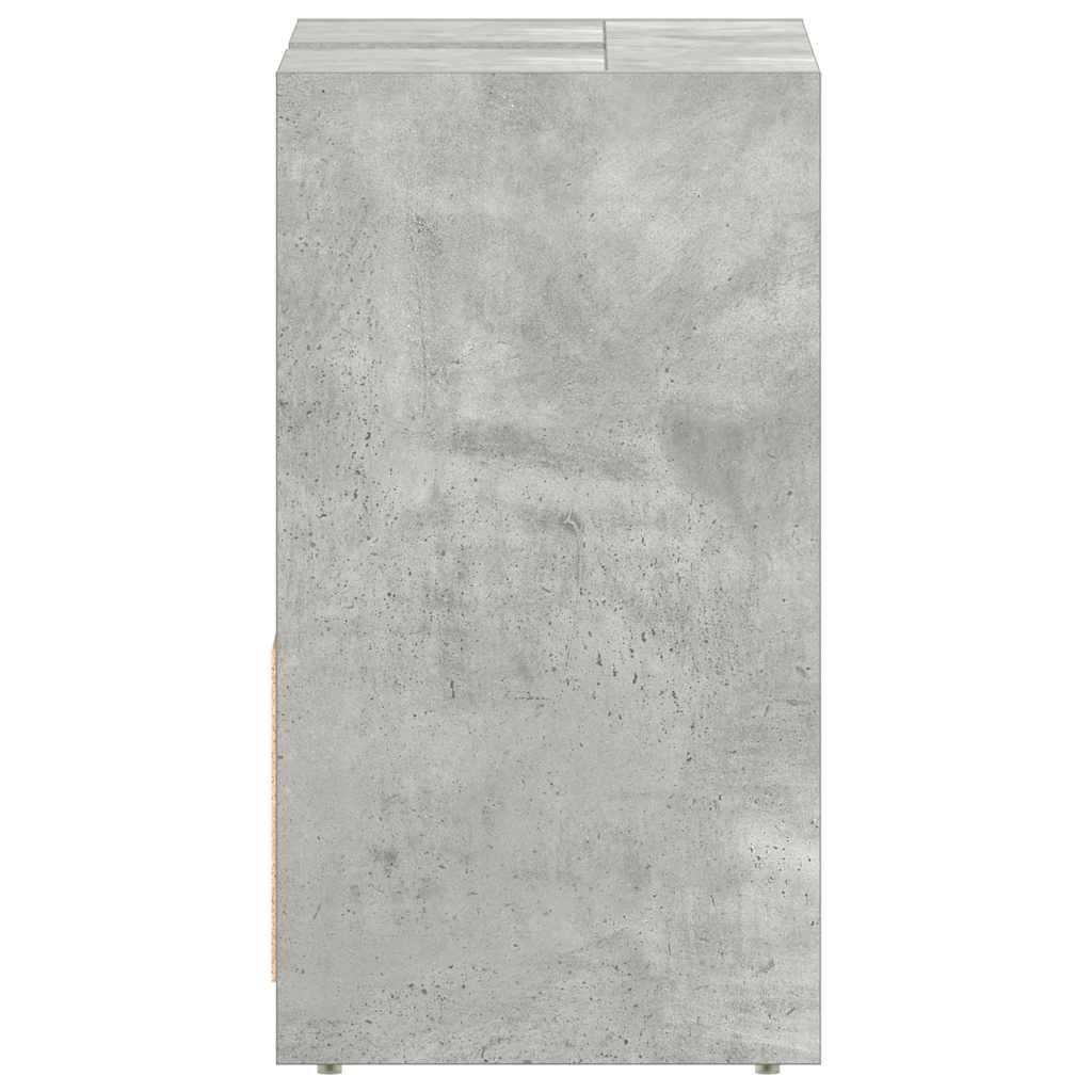 Bathroom Cabinet Concrete Grey 60x33x60 cm Engineered Wood