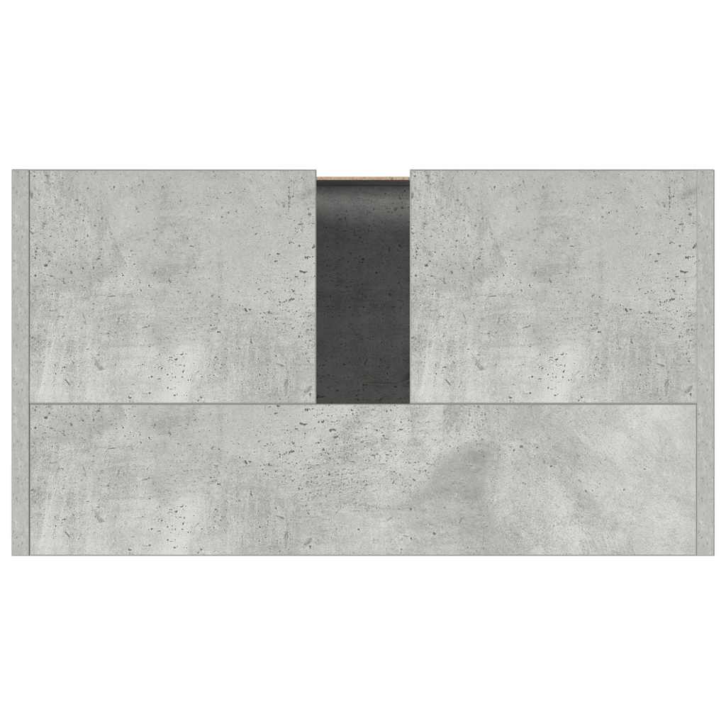Bathroom Cabinet Concrete Grey 60x33x60 cm Engineered Wood