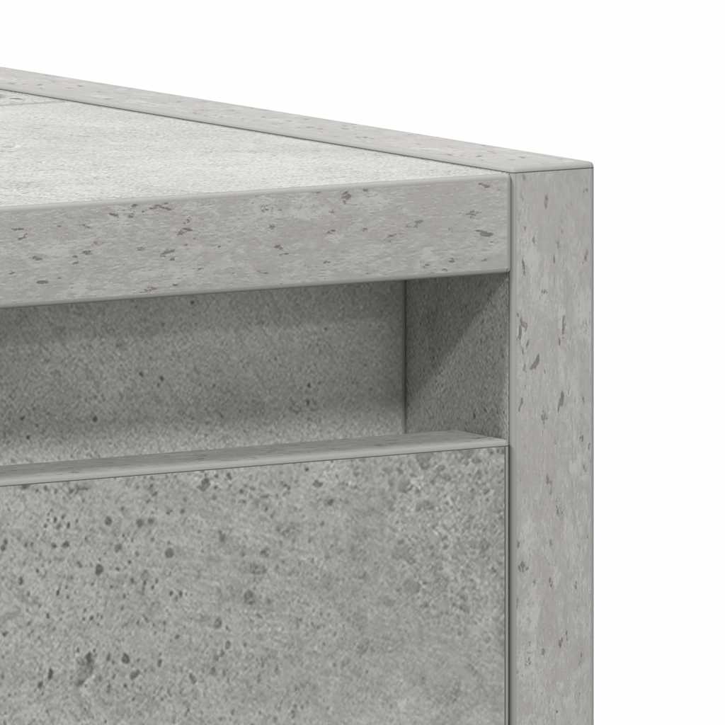Bathroom Cabinet Concrete Grey 60x33x60 cm Engineered Wood