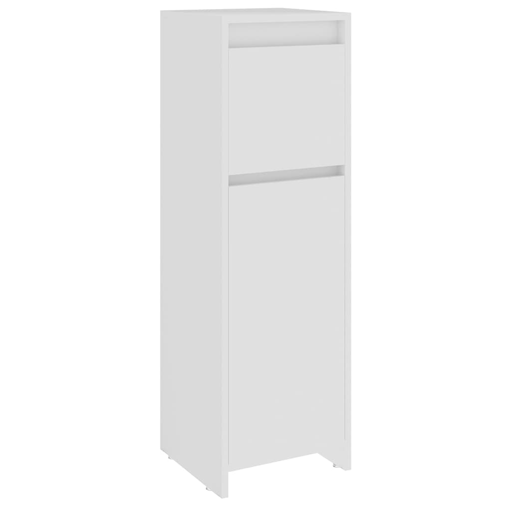 802660 vidaXL Bathroom Cabinet White 30x30x95 cm Engineered Wood