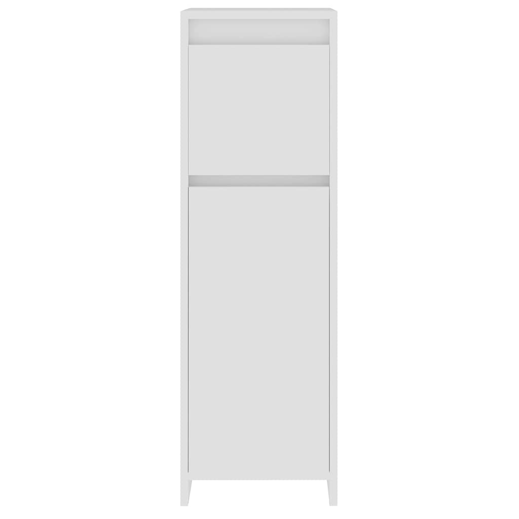 802660 vidaXL Bathroom Cabinet White 30x30x95 cm Engineered Wood