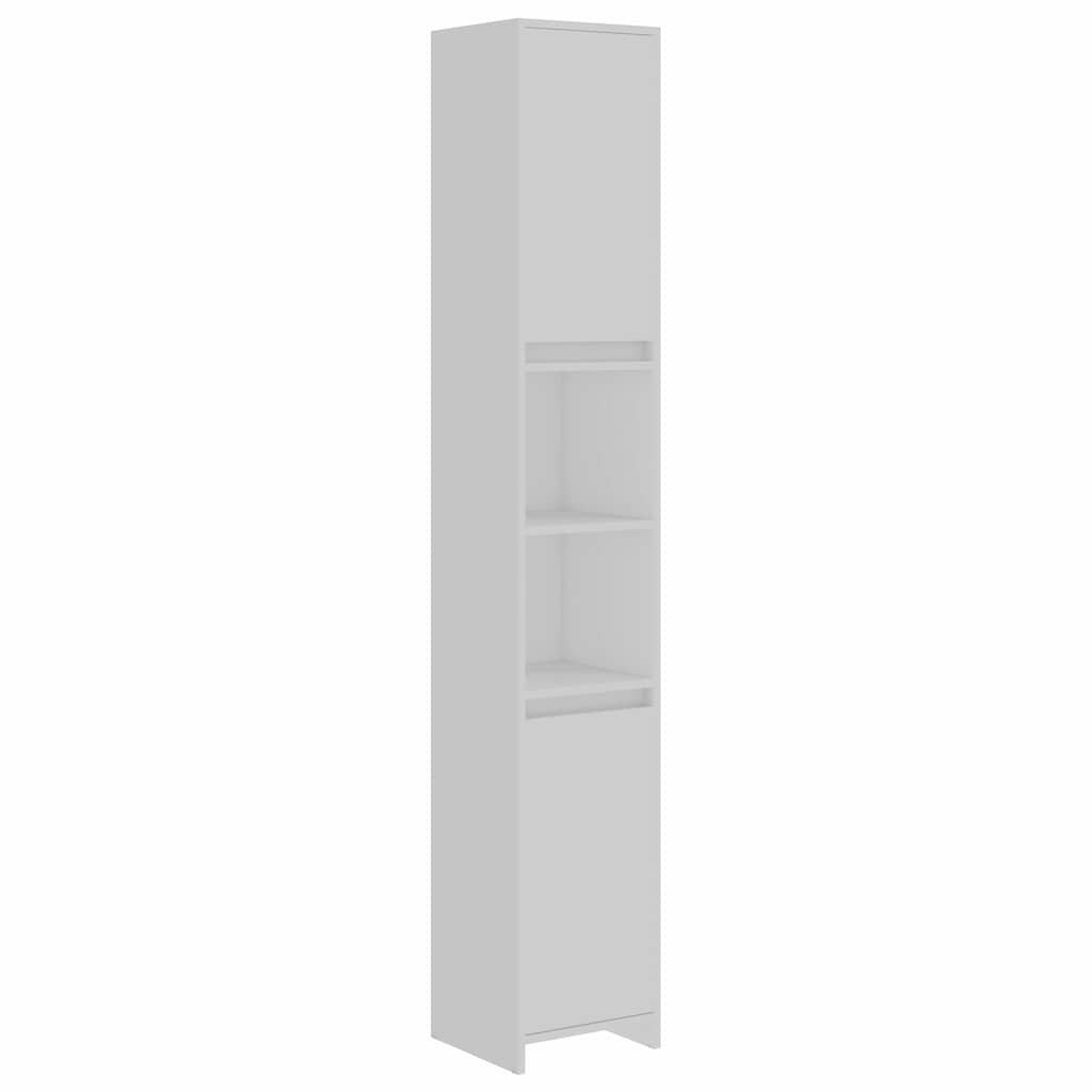 802669 vidaXL Bathroom Cabinet White 30x30x183,5 cm Engineered Wood