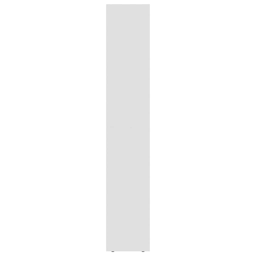 802867 vidaXL Book Cabinet White 36x30x171 cm Engineered Wood