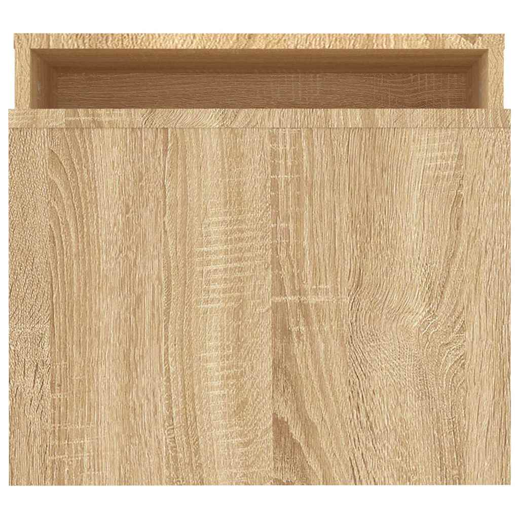 802915 vidaXL Coffee Table Set Sonoma Oak 100x48x40 cm Engineered Wood