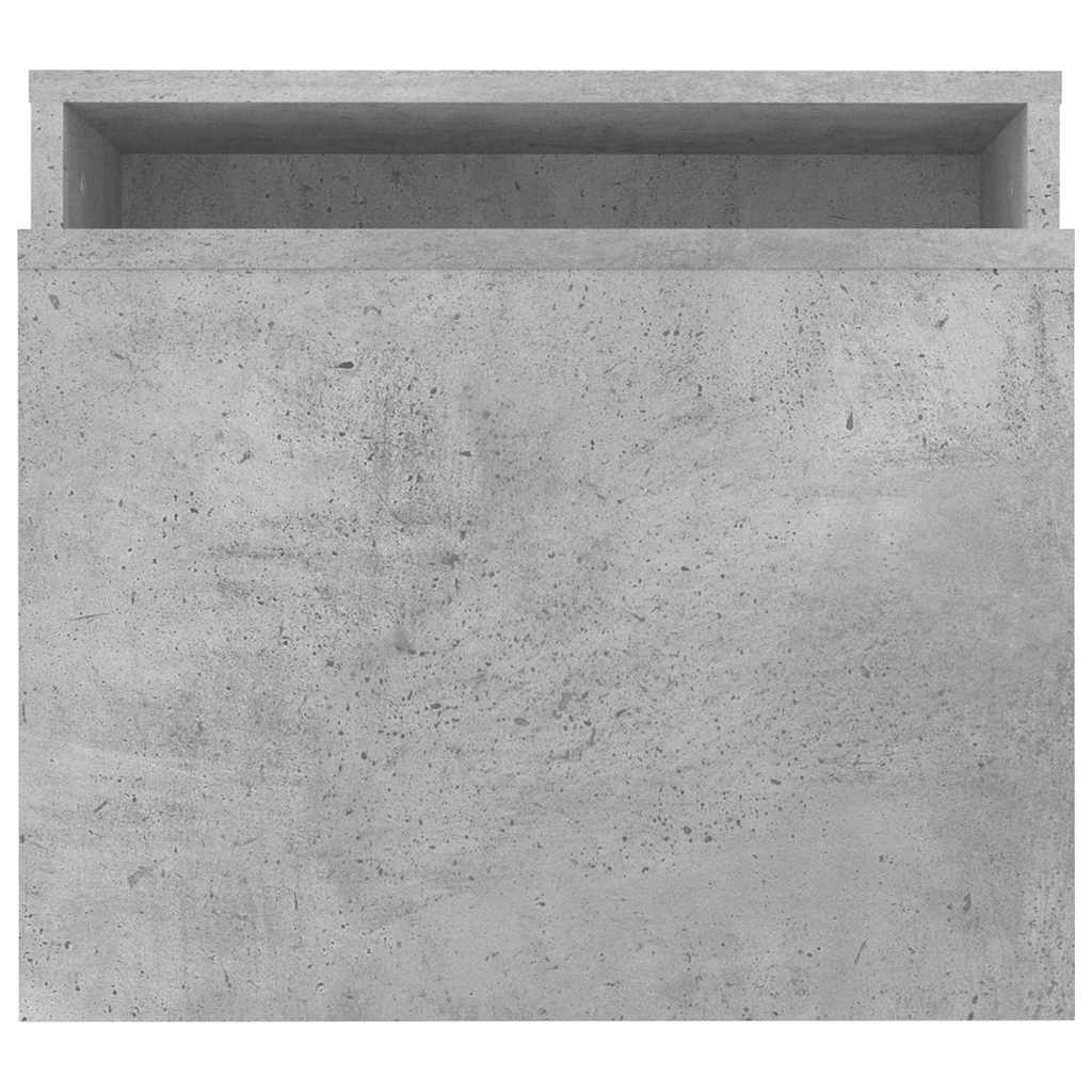 802916 vidaXL Coffee Table Set Concrete Grey 100x48x40 cm Engineered Wood