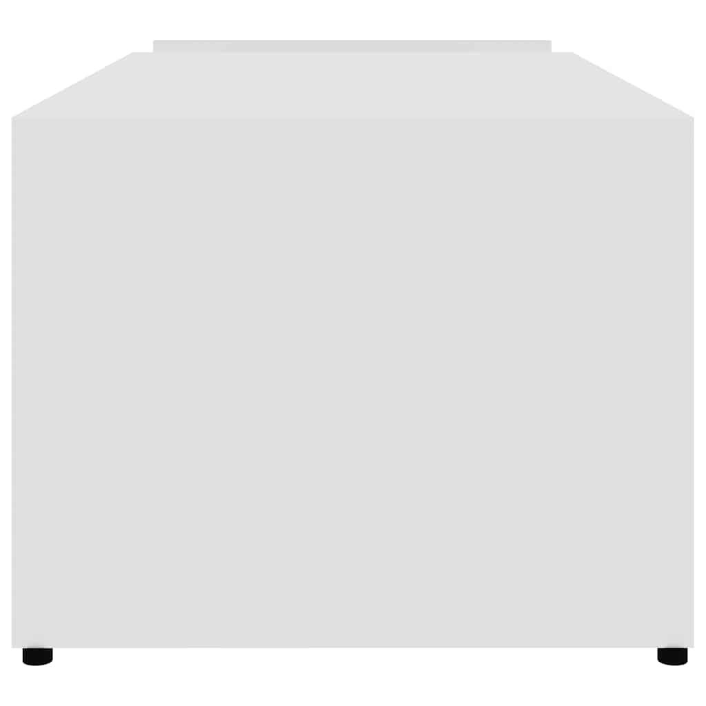 802921 vidaXL Coffee Table White 90x45x35 cm Engineered Wood