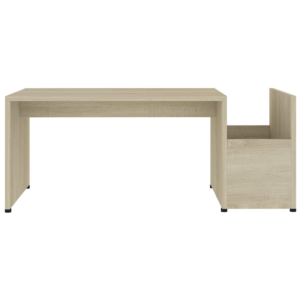 802924 vidaXL Coffee Table Sonoma Oak 90x45x35 cm Engineered Wood