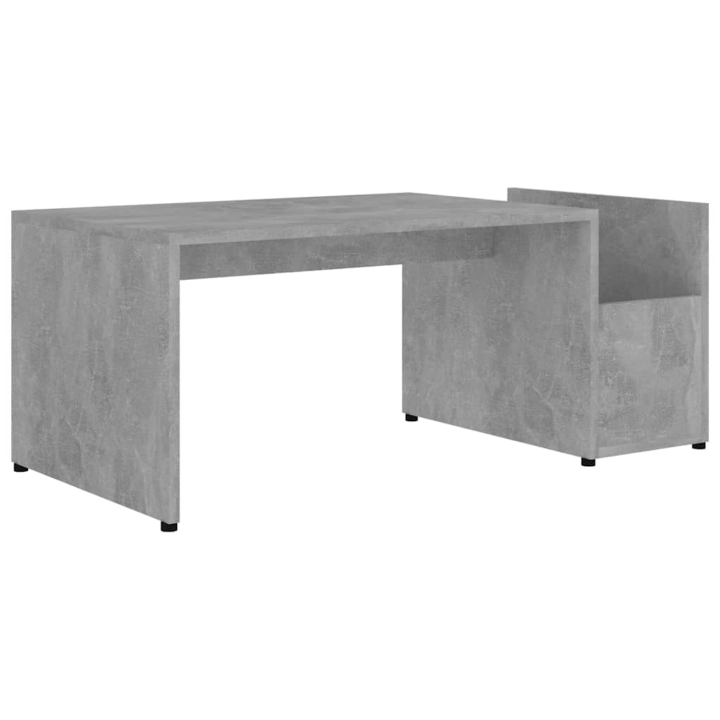 802925 vidaXL Coffee Table Concrete Grey 90x45x35 cm Engineered Wood