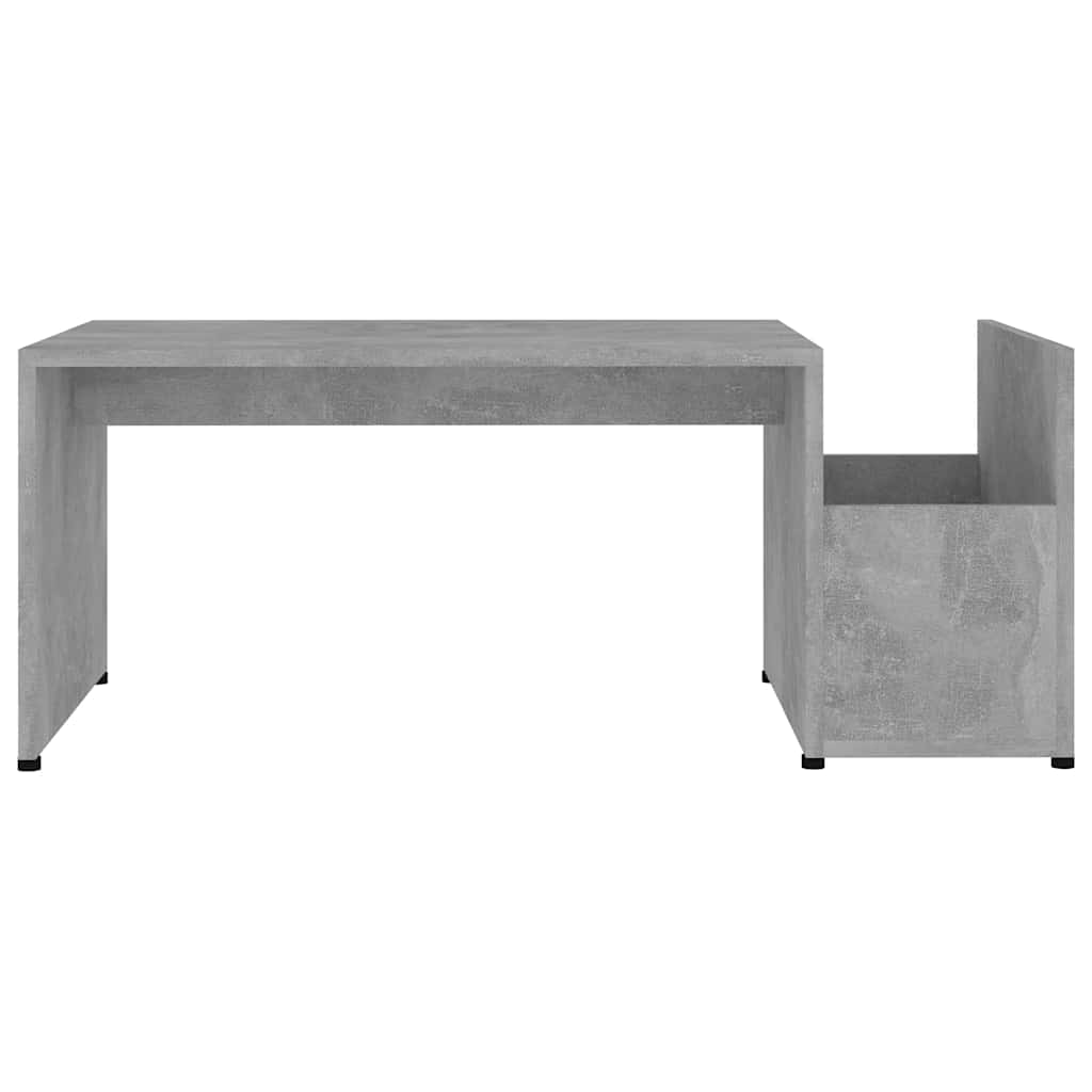 802925 vidaXL Coffee Table Concrete Grey 90x45x35 cm Engineered Wood