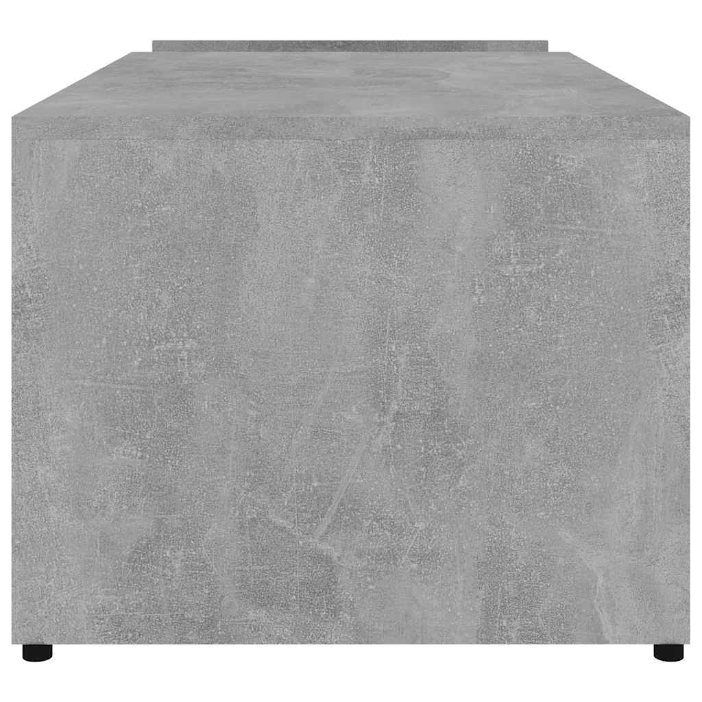 802925 vidaXL Coffee Table Concrete Grey 90x45x35 cm Engineered Wood