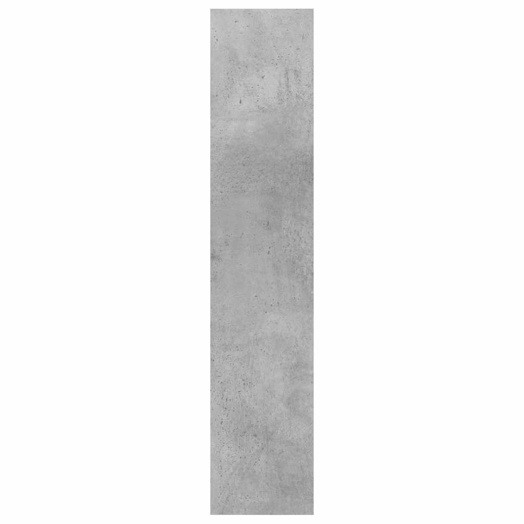 Wall Shelf Concrete Grey 90x16x78 cm Engineered Wood