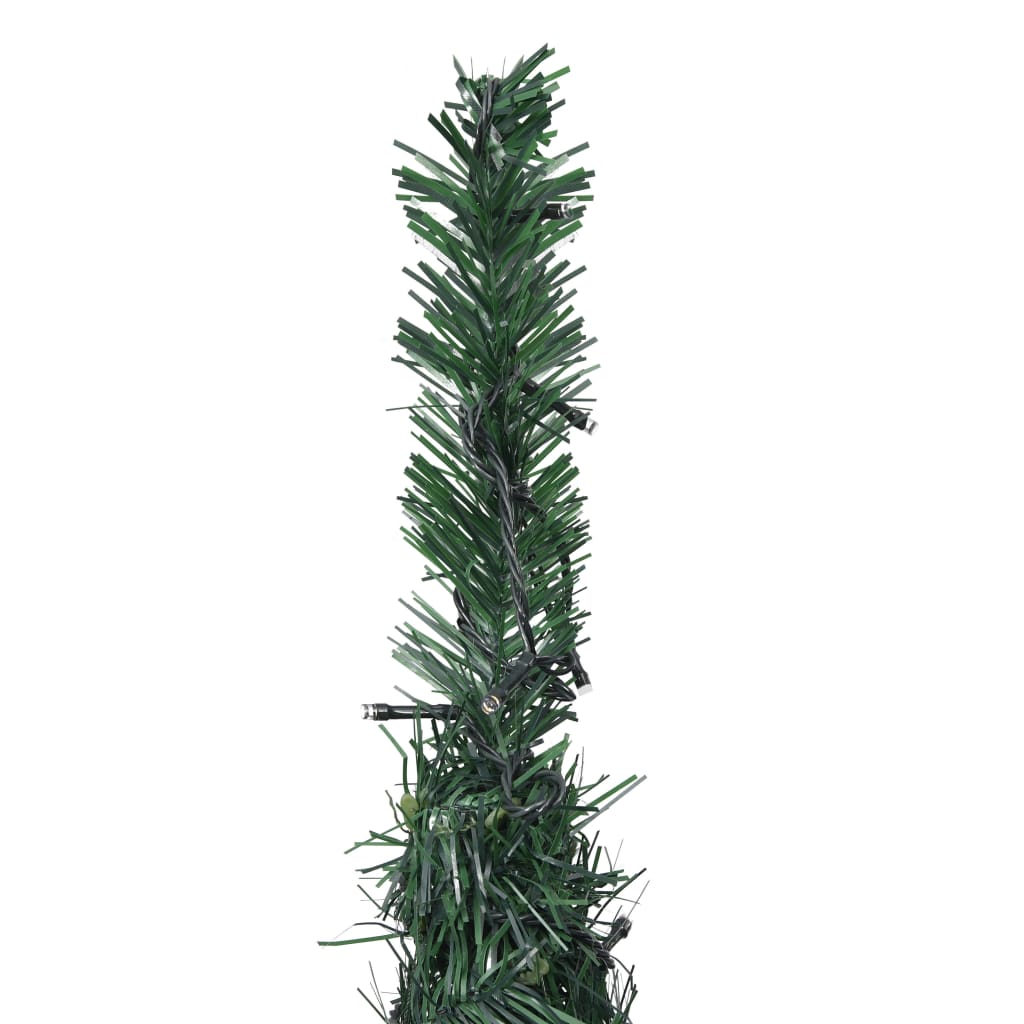 vidaXL Pop-up String Artificial Pre-lit Christmas Tree Green 180 cm