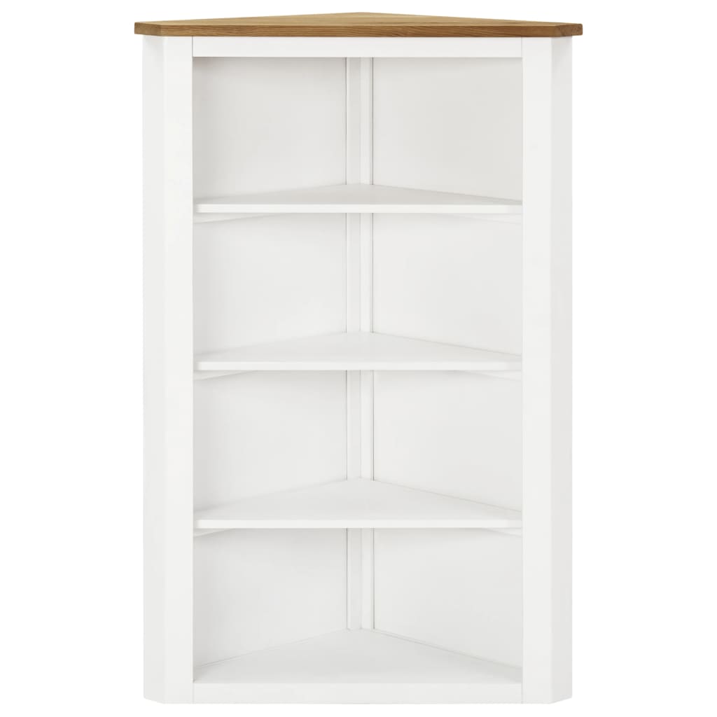 vidaXL Corner Cabinet 59x36x100 cm Solid Oak Wood