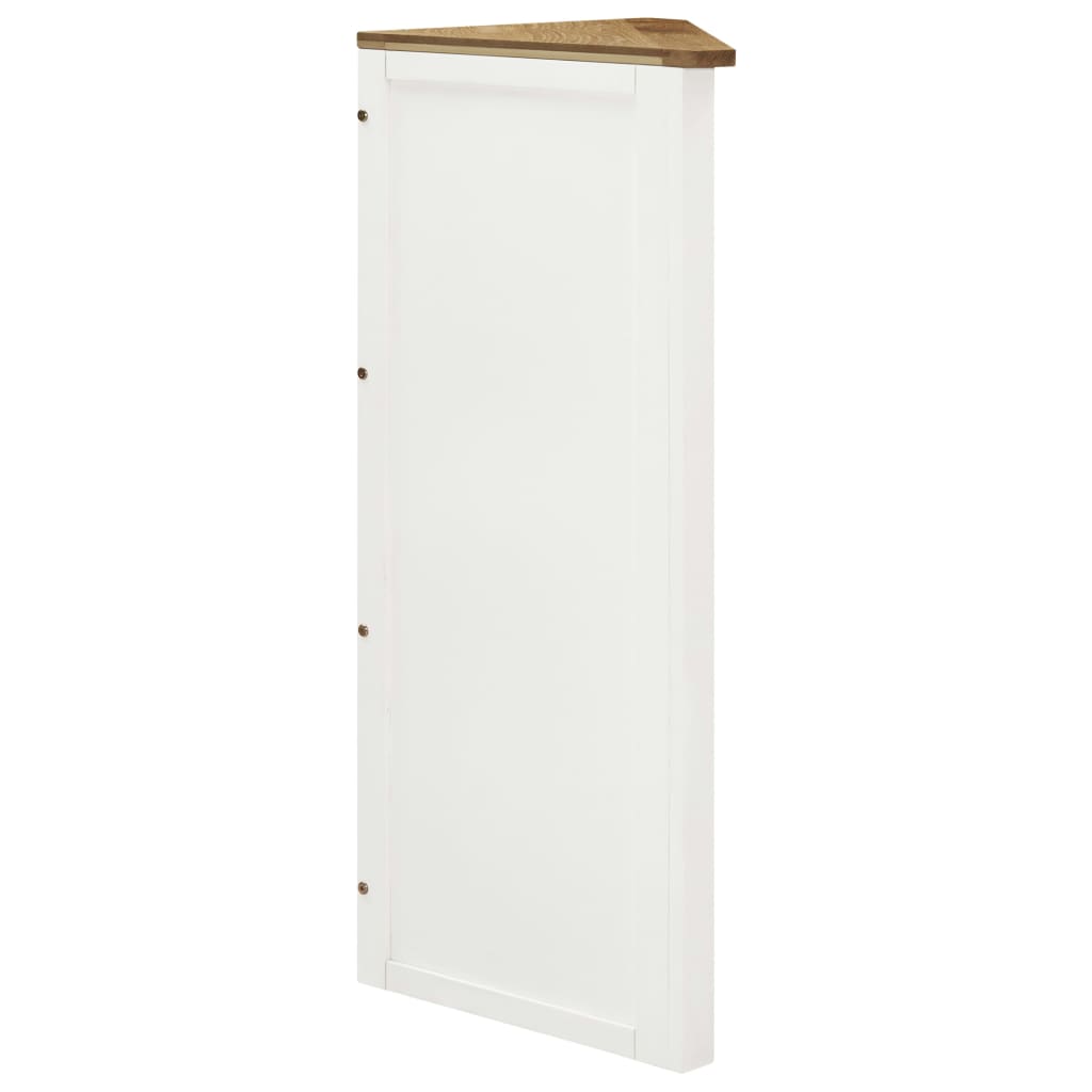 vidaXL Corner Cabinet 59x36x100 cm Solid Oak Wood