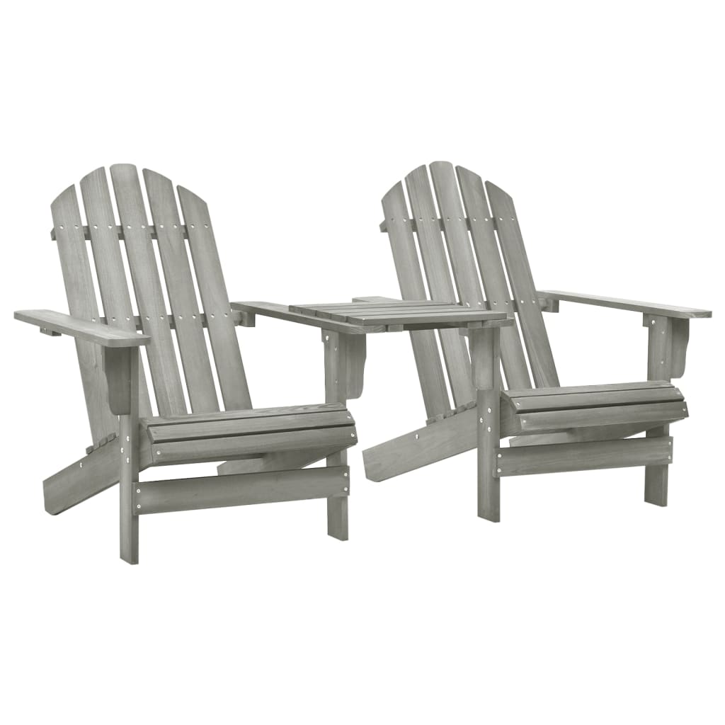 Garden Chair | Grey | Solid Fir Wood | Regular | Durable