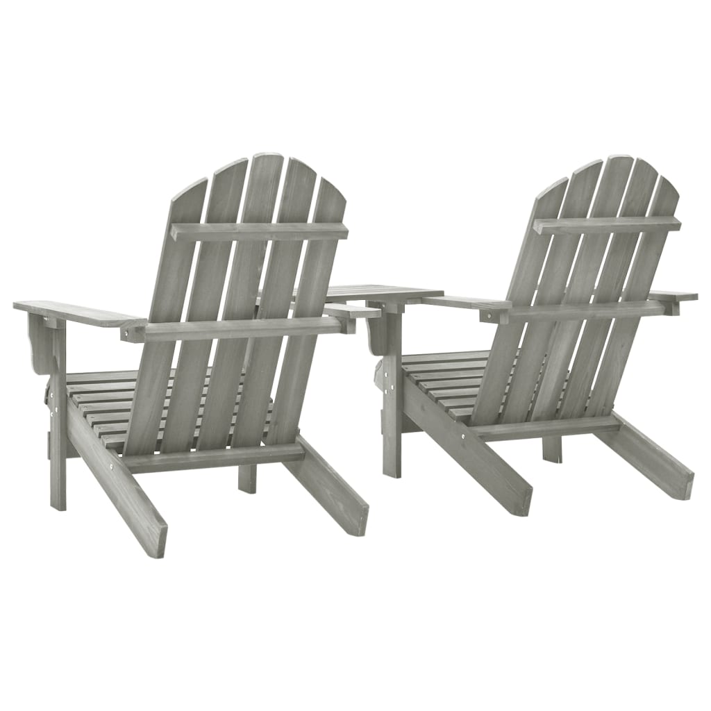 Garden Chair | Grey | Solid Fir Wood | Regular | Durable